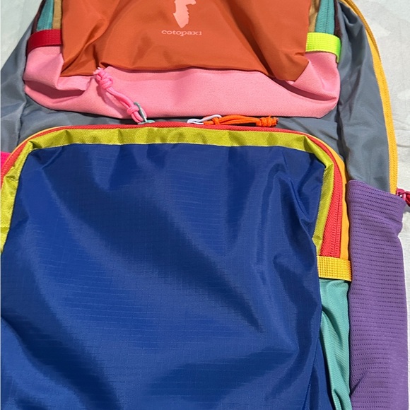 Cotopaxi Multicolor Backpack - Blue, Pink, Orange - Picture 1 of 4